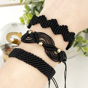 Macrame bracelet set